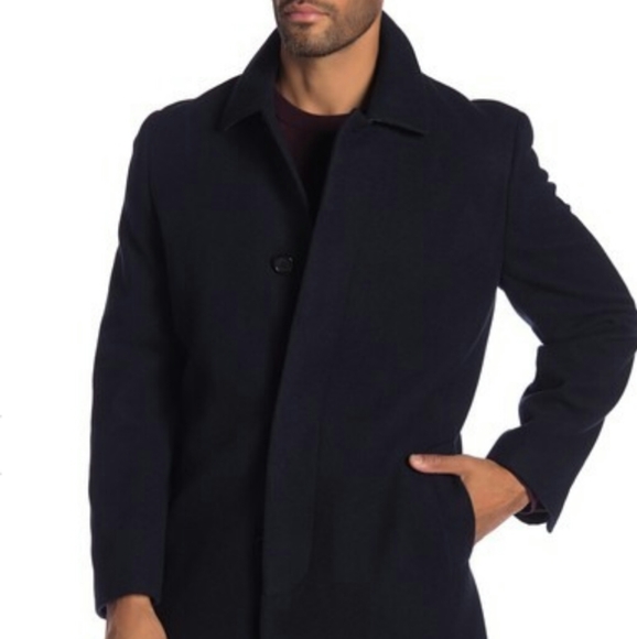 Men's Wool Blend Overcoat